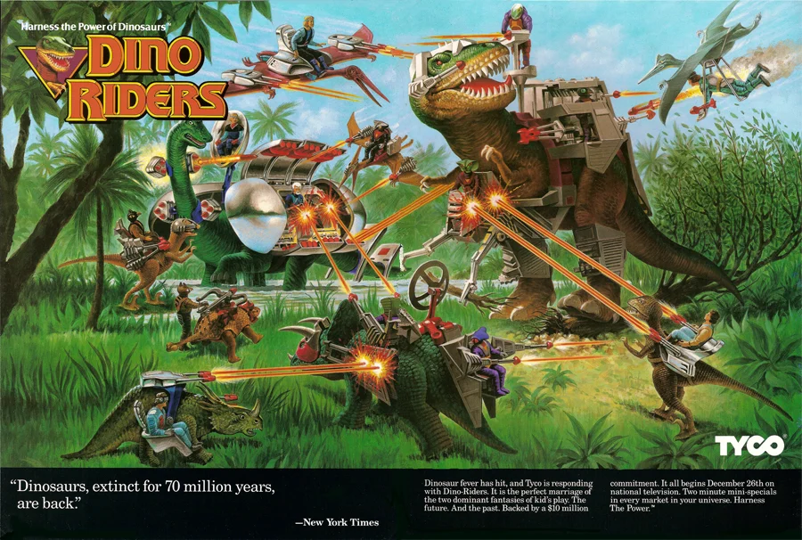 Retro Weekend Rewind: Denver the Last Dinosaur, Dino-Riders